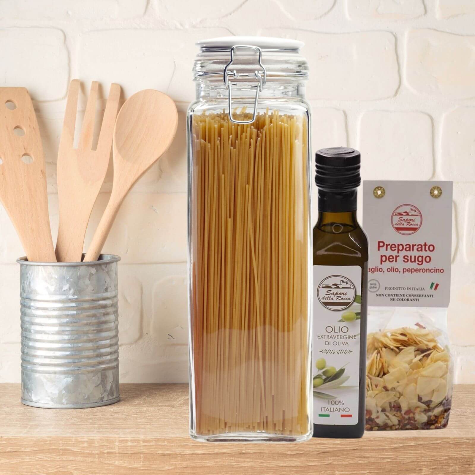 Sapori della Rocca Kit Spaghetti Aglio, Olio e Peperoncino