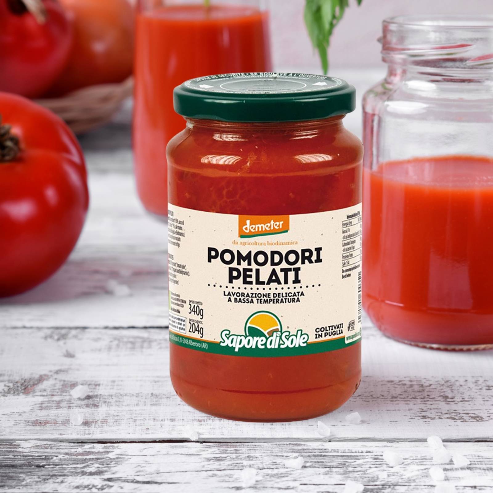 Sapore di Sole Pomodori Pelati Bio