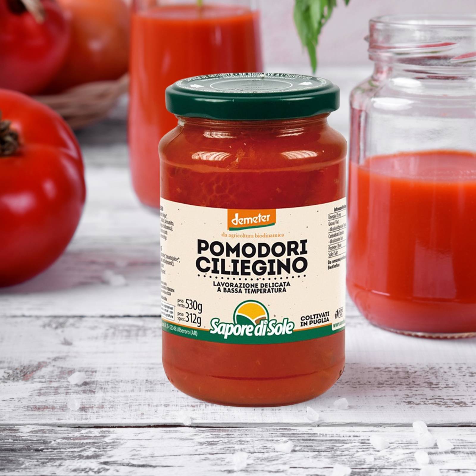 Sapore di Sole Pomodori Ciliegino Bio