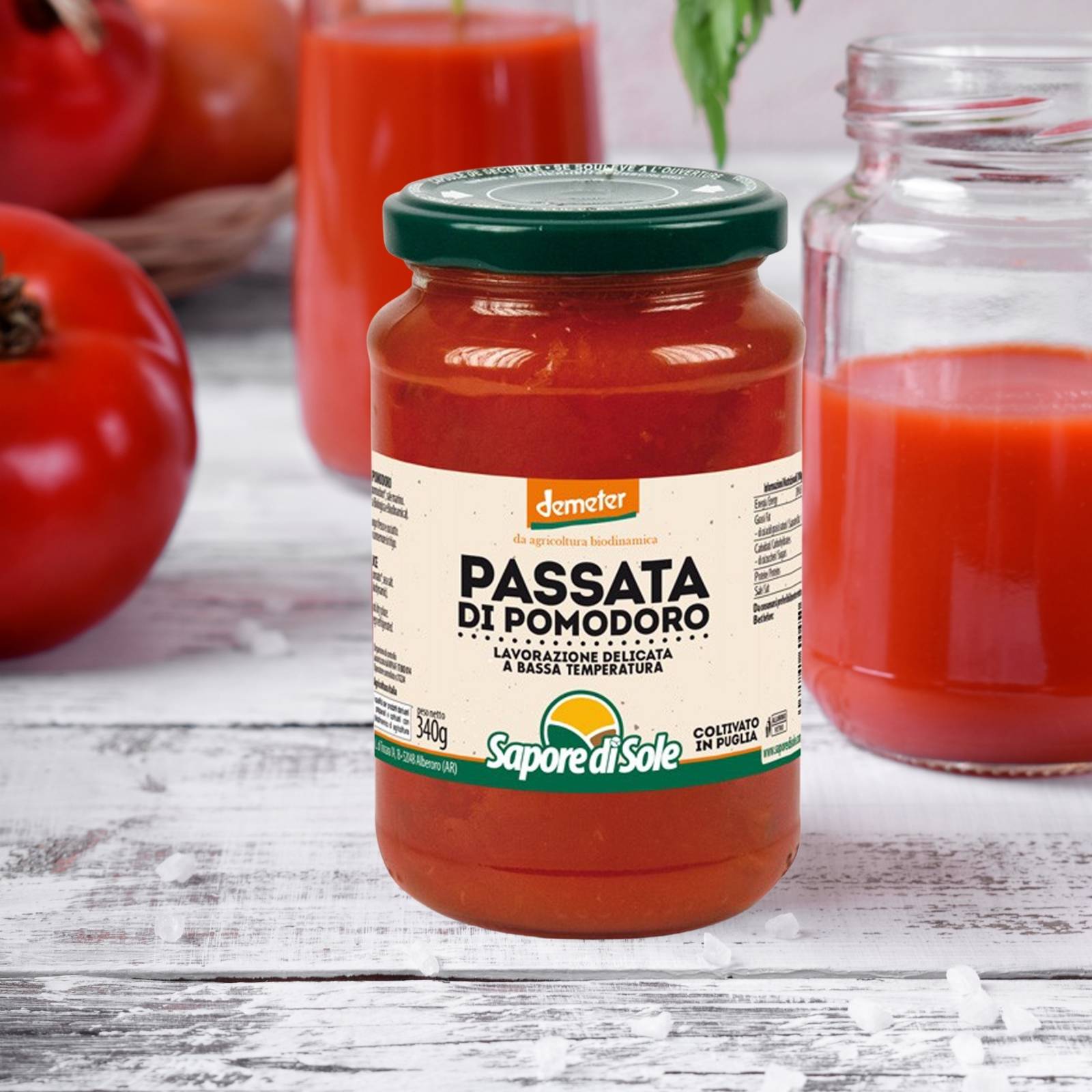 Sapore di Sole Passata di Pomodoro Bio