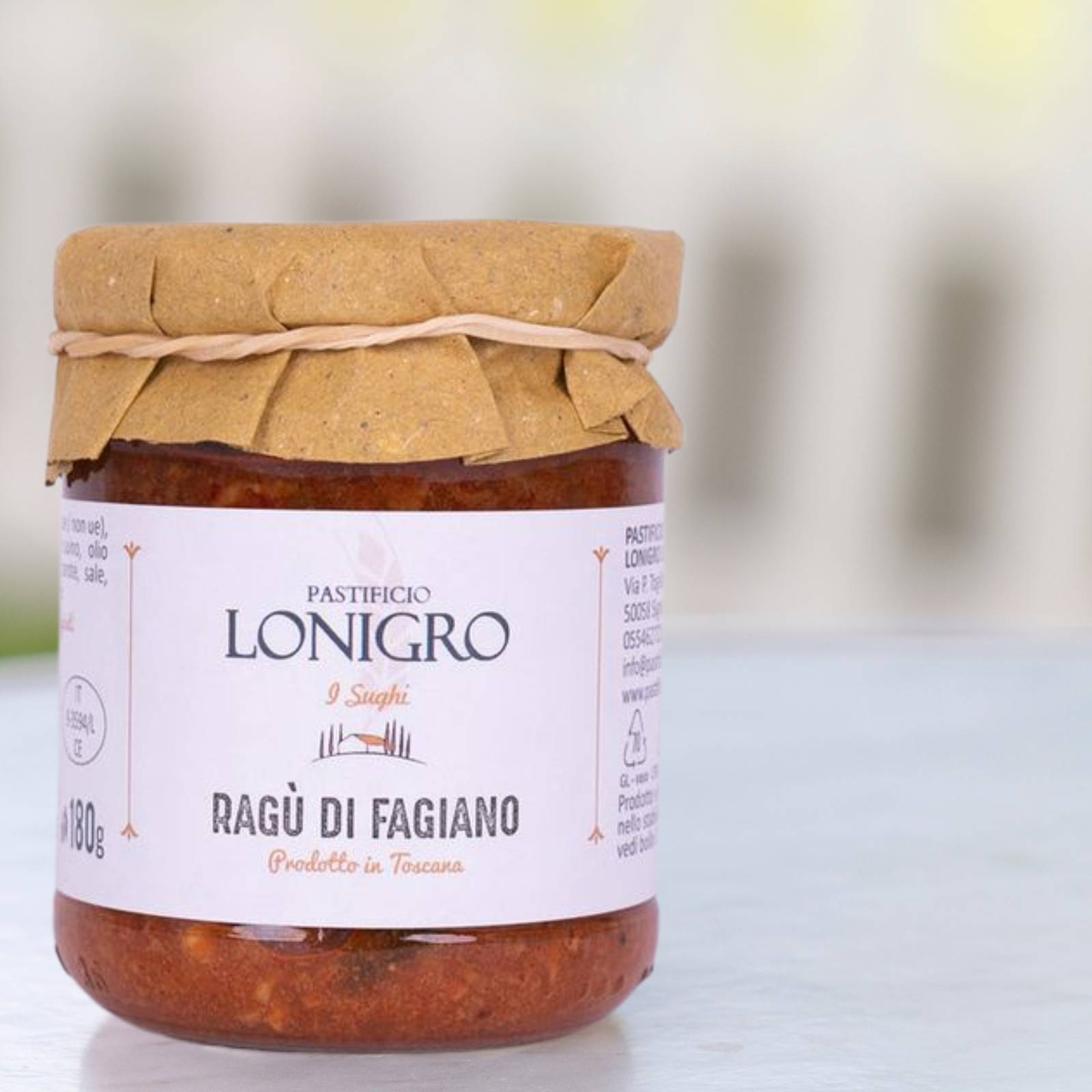 Pastificio Lonigro Ragù di Fagiano